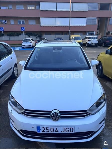 Blanco Usado 2015 VW Golf Sportsvan Sportline Monovolumen | 11.500 € (Buen precio) - Imagen 1/4