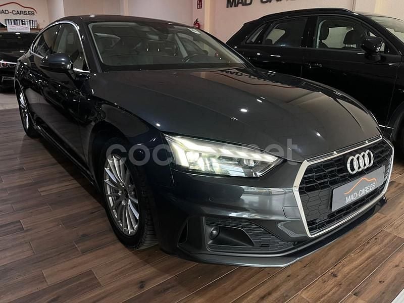Usado Audi A5 Sportback 163 CV (119 kW) 2020 Gris / plata Utilitario