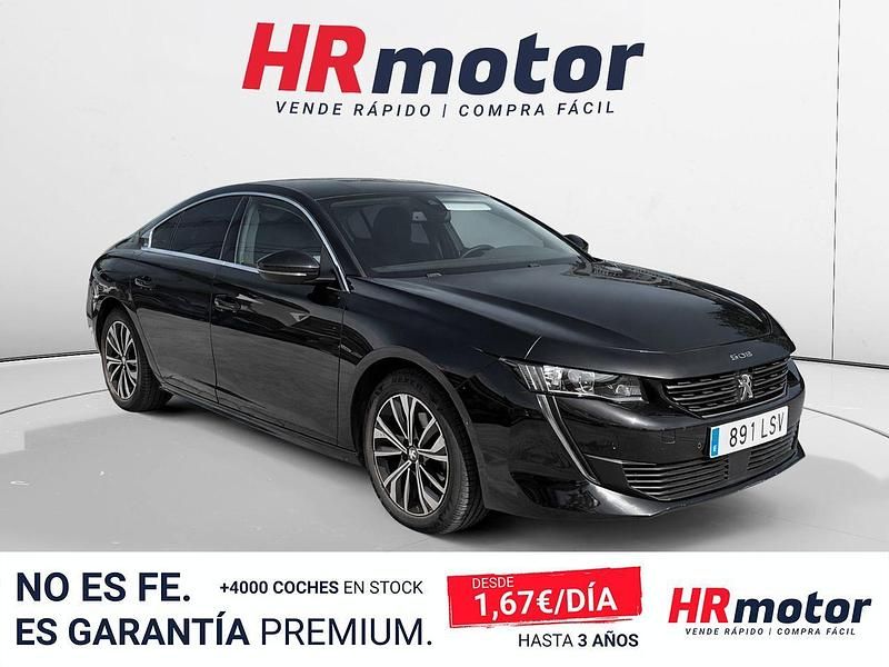 Usado Peugeot 508 Allure 131 CV (96 kW) 2021 Negro Berlina
