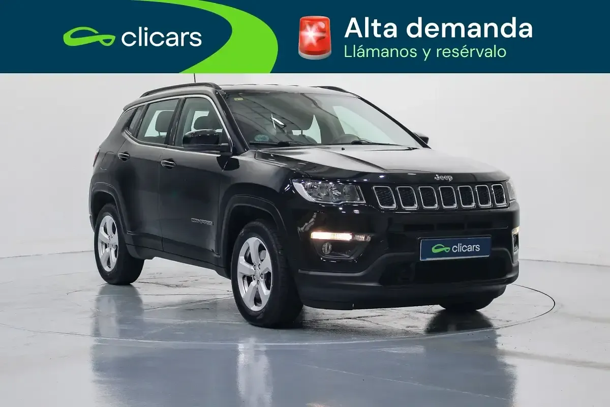 Begagnad Jeep Compass Longitude 120 HK (88 kW) 2018 Svart SUV