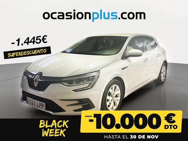 Blanco Usado 2021 Renault Mégane IV Intens Berlina | 15.900 € (Precio justo) - Imagen 1/4