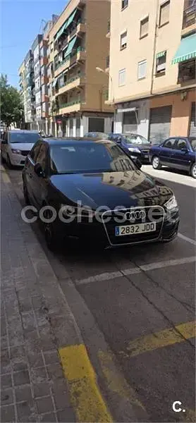 Usado Audi A3 S-Line 150 CV (110 kW) 2015 Negro Berlina