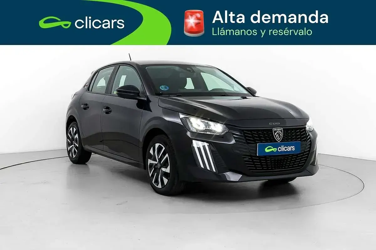 Usado Peugeot 208 Style 101 CV (74 kW) 2025 Negro Utilitario