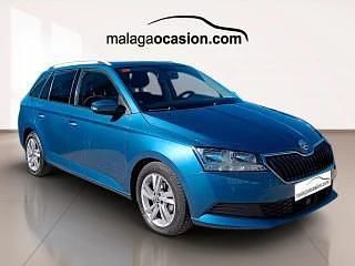 Azul Usado 2021 Skoda Fabia Ambition Familiar | 12.690 € (Precio justo) - Imagen 1/4