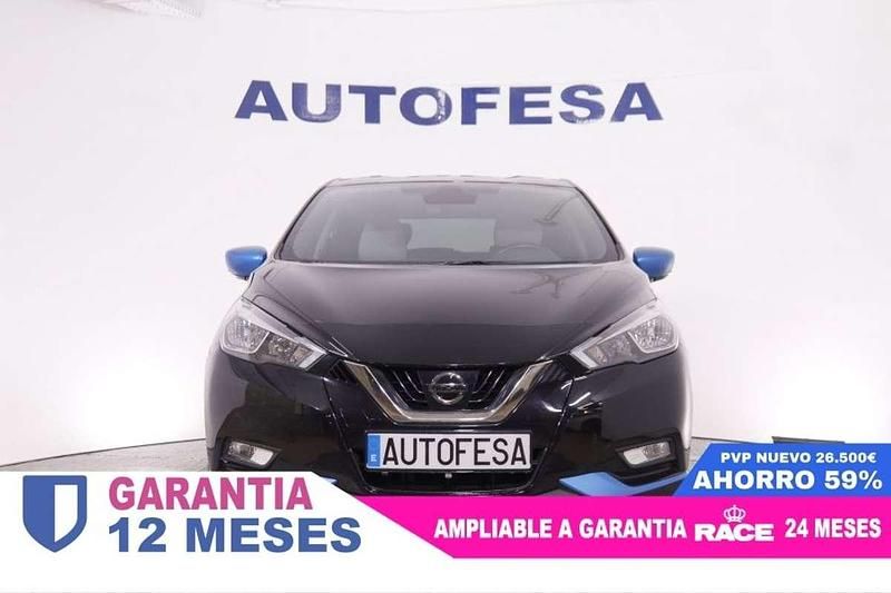 Usado Nissan Micra N-Connecta 90 CV (66 kW) 2017 Negro Utilitario