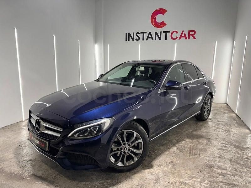 Usado Mercedes C220 194 CV (142 kW) 2019 Azul Berlina