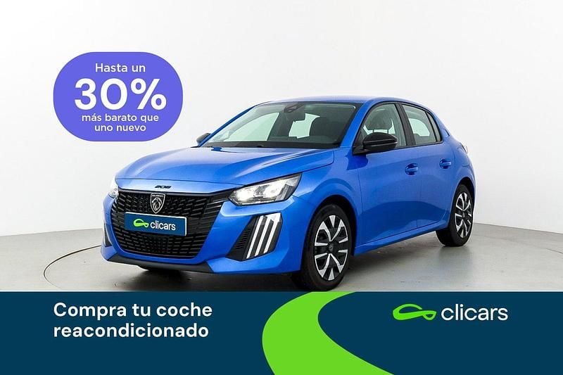 Azul Usado 2024 Peugeot 208 Active Utilitario | 14.990 € (Precio justo) - Imagen 1/4