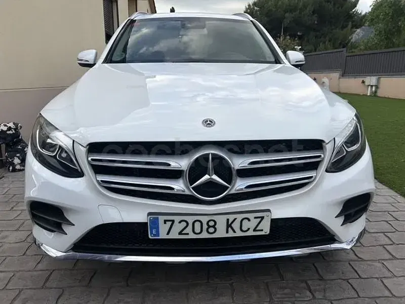 Usado Mercedes GLC250 204 CV (150 kW) 2017 Blanco SUV