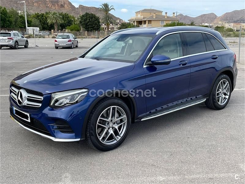 Usado Mercedes GLC220 170 CV (125 kW) 2016 Azul SUV