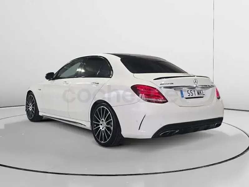 Usado Mercedes C43 AMG 367 CV (269 kW) 2017 Blanco Berlina