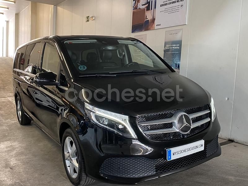 Negro Usado 2021 Mercedes V250 Avantgarde Monovolumen | 53.999 € (Precio justo) - Imagen 1/4