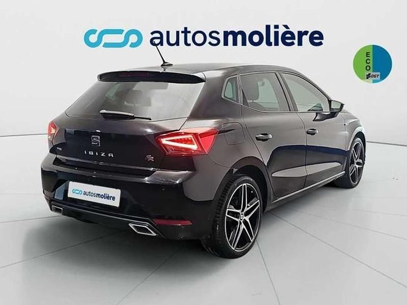 Usado Seat Ibiza FR 90 CV (66 kW) 2019 Negro Utilitario