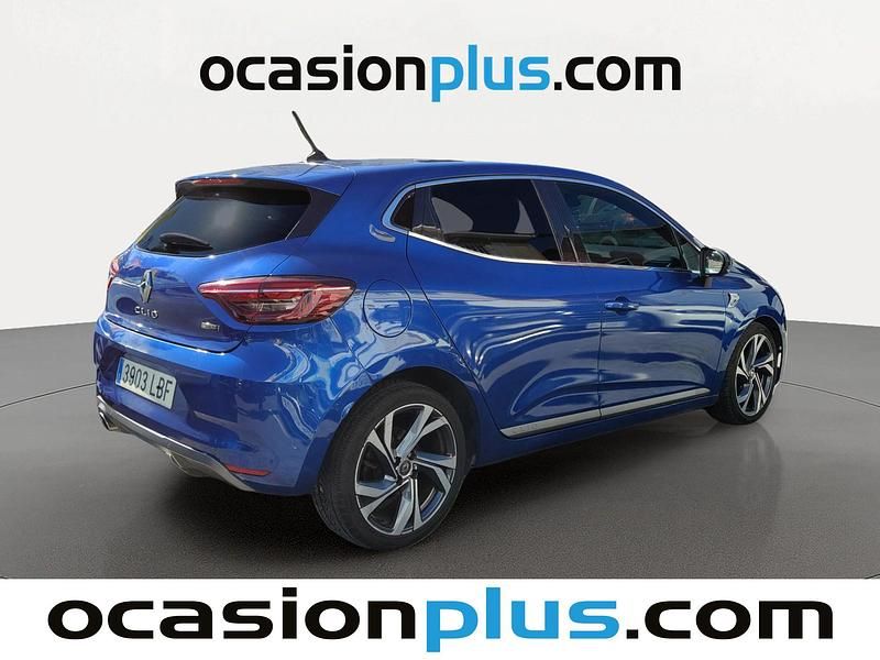 Usado Renault Clio IV RS Line 101 CV (74 kW) 2019 Azul Utilitario