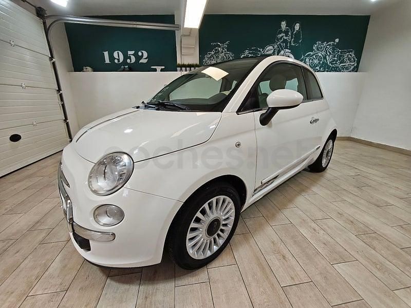 Usado Fiat 500 Lounge 85 CV (62 kW) 2010 Blanco Berlina
