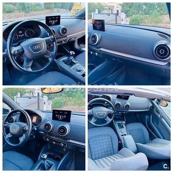 Usado Audi A3 Cabriolet 150 CV (110 kW) 2015 Negro Descapotable
