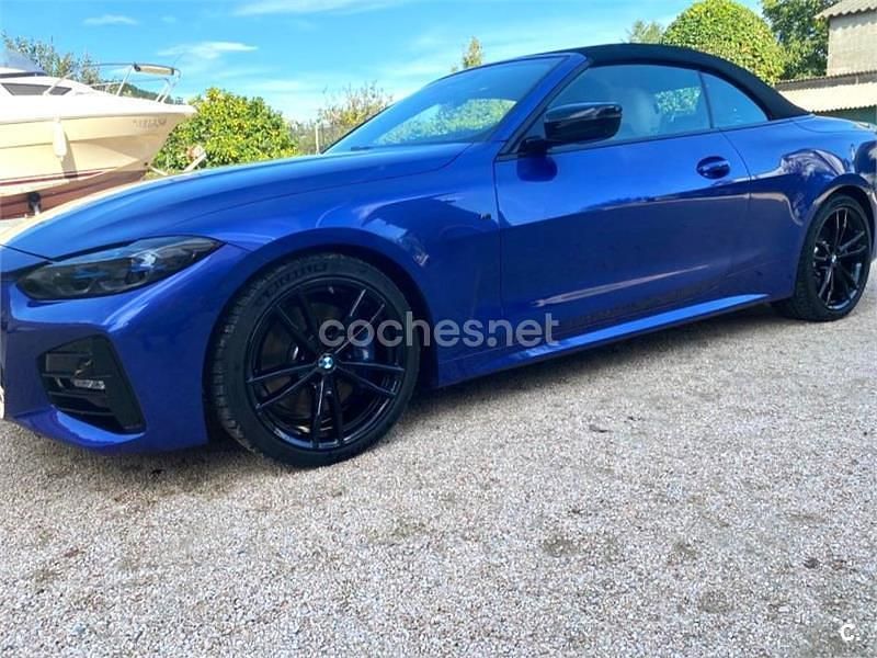 Azul Usado 2021 BMW 420 Descapotable | 40.900 € (Precio justo) - Imagen 1/4