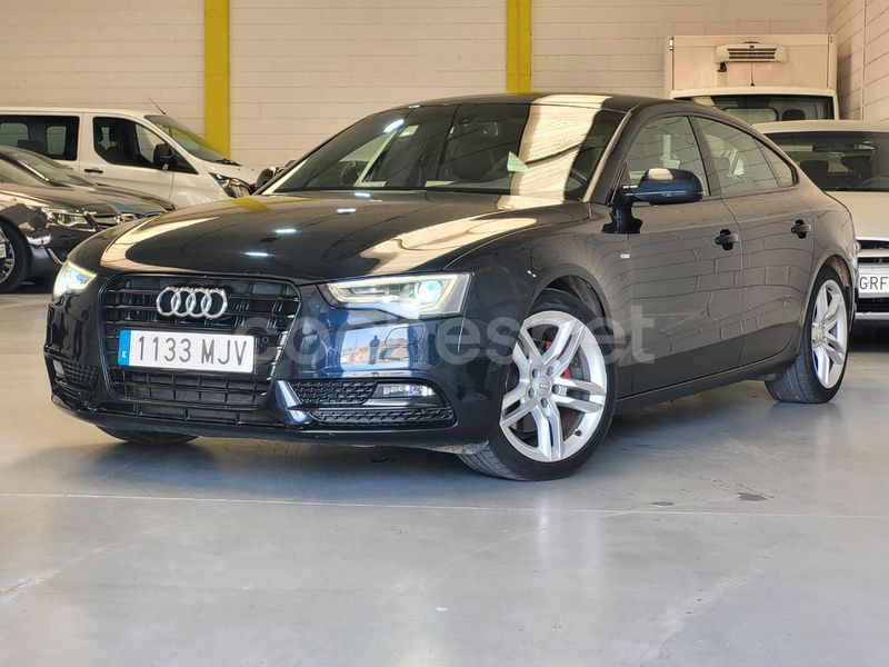 Azul Usado 2014 Audi A5 Sportback S-Line Berlina | 14.900 € (Buen precio) - Imagen 1/4