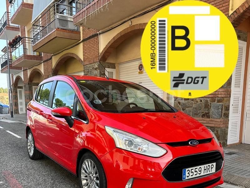 Rojo Usado 2013 Ford B-MAX Titanium Monovolumen | 5999 € (Precio justo) - Imagen 1/4