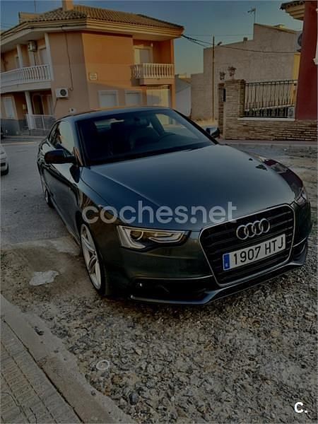 Usado Audi A5 S-Line 177 CV (130 kW) 2013 Gris / plata Coupe
