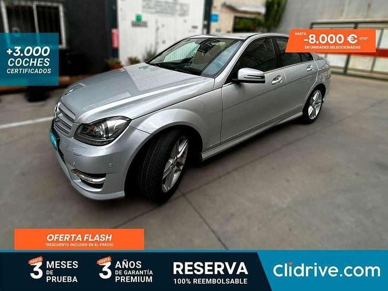 Usado Mercedes C220 Avantgarde 170 CV (125 kW) 2013 Gris Berlina