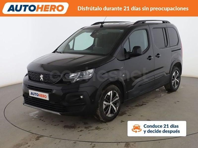 Negro Usado 2021 Peugeot Rifter GT Monovolumen | 18.999 € (Precio justo) - Imagen 1/3