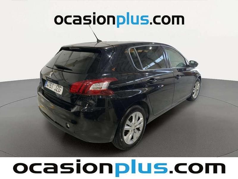 Usado Peugeot 308 Style 131 CV (96 kW) 2017 Negro Utilitario