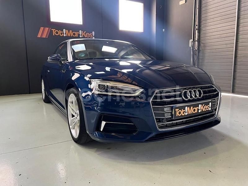 Usado Audi A5 Cabriolet 190 CV (139 kW) 2018 Azul Descapotable