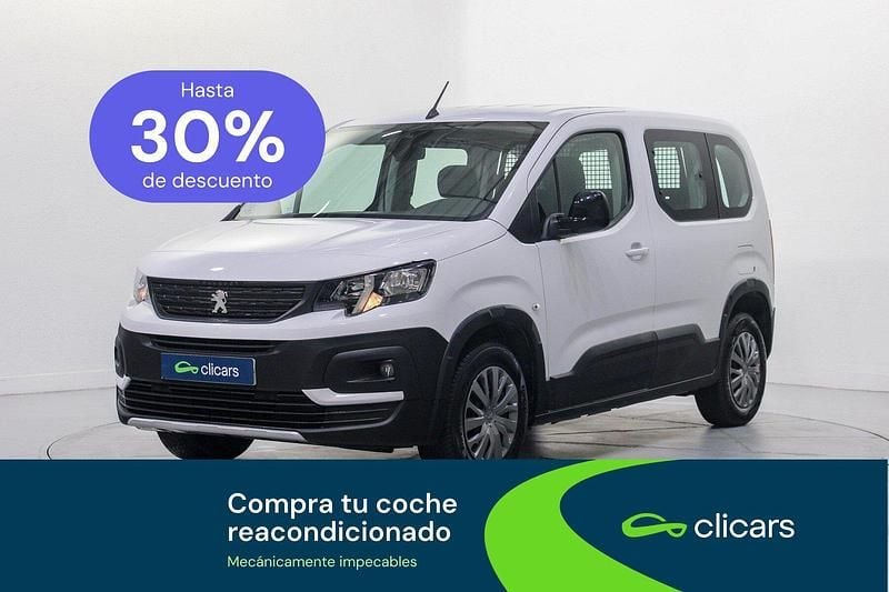 Usado Peugeot Rifter Business-Line 100 CV (73 kW) 2022 Negro Monovolumen