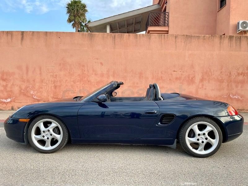 Käytetty Porsche Boxster 228 HP (167 kW) 2003 Sininen Avoauto