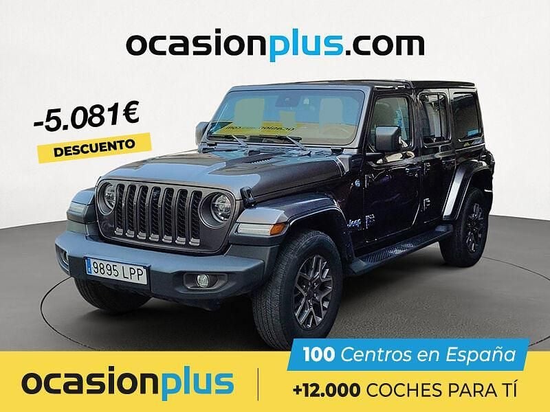 Gris / plata Usado 2021 Jeep Wrangler SUV | 55.900 € (Precio justo) - Imagen 1/4
