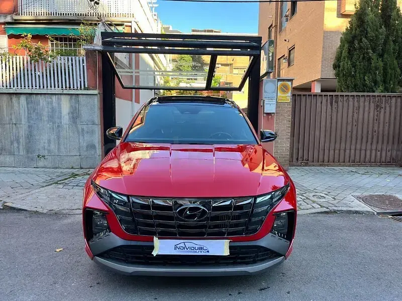Usado Hyundai Tucson N Line 150 CV (110 kW) 2022 Rojo SUV