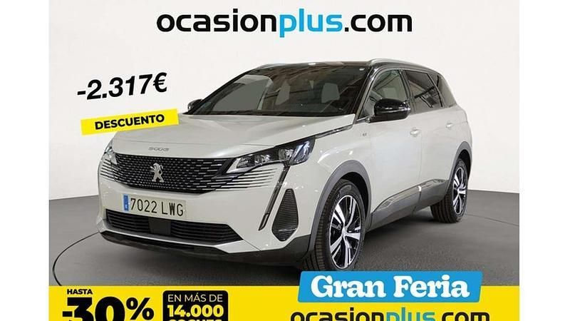 Blanco Usado 2022 Peugeot 5008 Style Monovolumen | 23.173 € (Precio justo) - Imagen 1/4