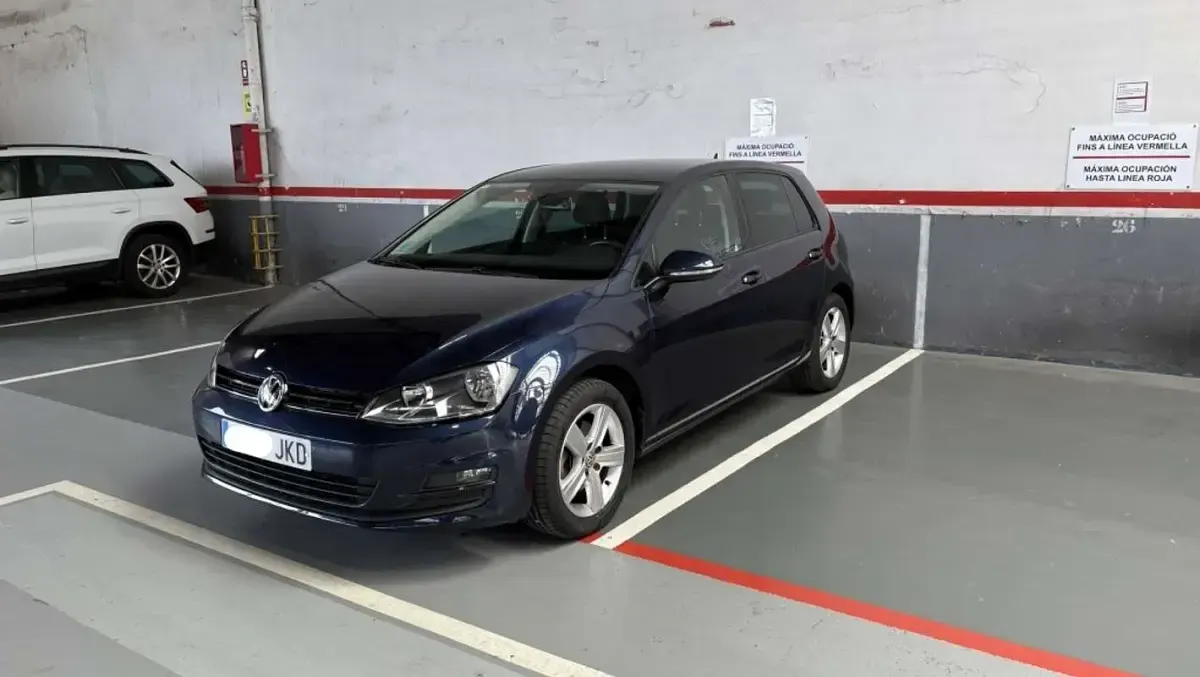 Usado VW Golf VII Advance 125 CV (91 kW) 2015 Azul Utilitario