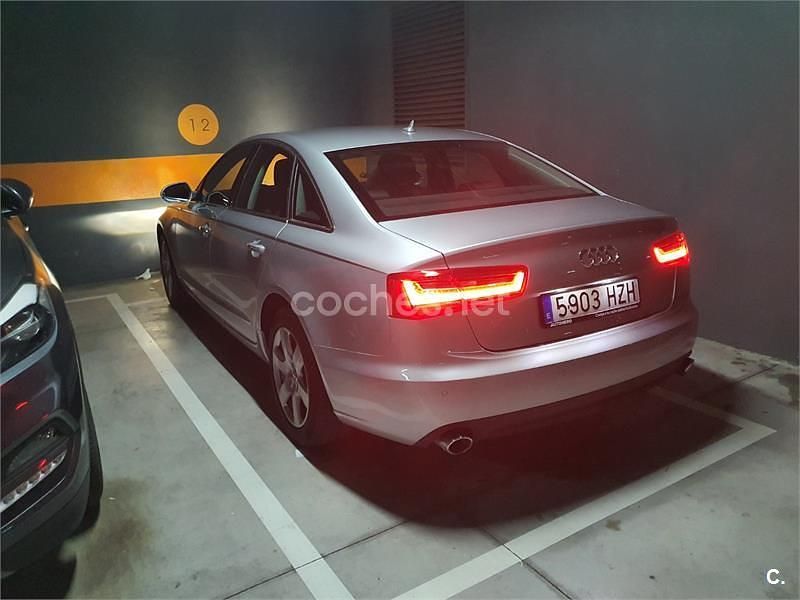 Usado Audi A6 190 CV (139 kW) 2014 Gris / plata Berlina