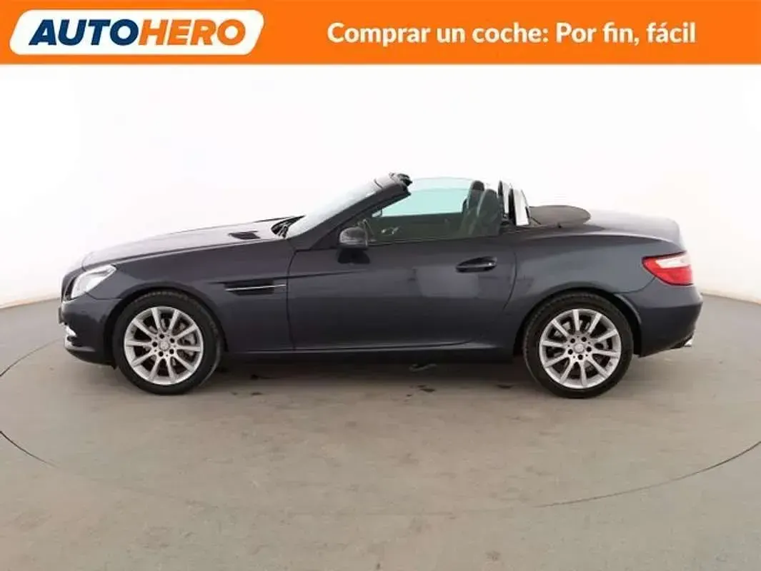 Usado Mercedes SLK200 185 CV (136 kW) 2014 Gris Descapotable