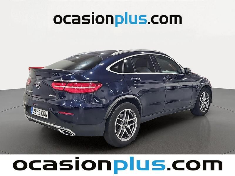 Usado Mercedes GLC250 AMG 204 CV (150 kW) 2017 Azul Coupe