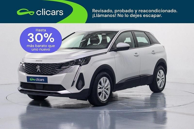 Usado Peugeot 3008 Active 130 CV (95 kW) 2021 Blanco SUV