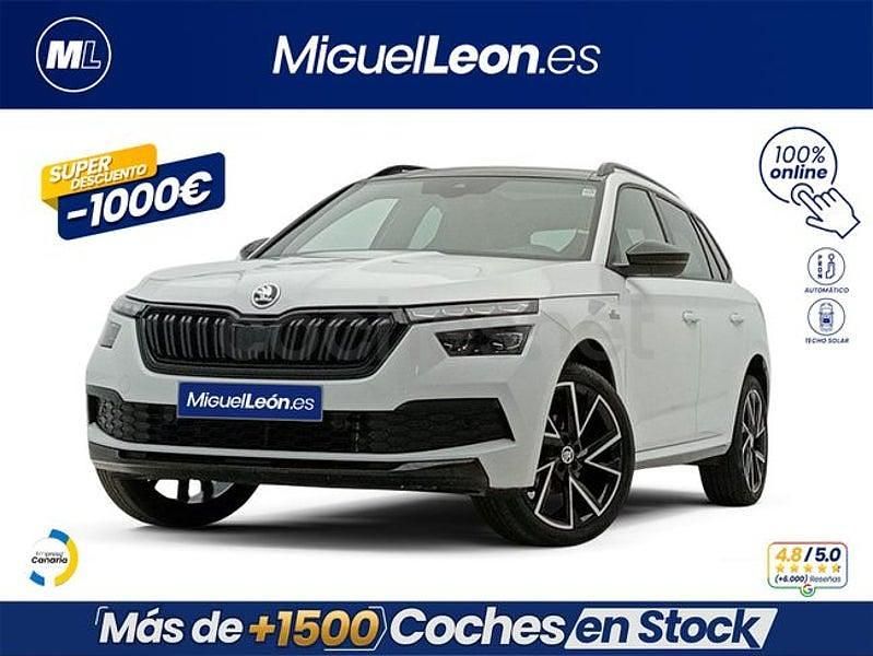 Usado Skoda Kamiq Monte Carlo 110 CV (80 kW) 2022 Blanco SUV