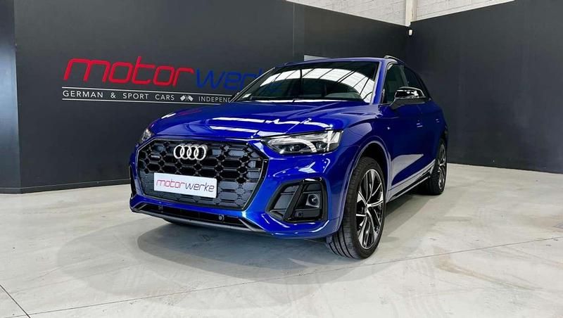 Azul Usado 2021 Audi Q5 S-Line SUV | 43.900 € (Un poco caro) - Imagen 1/4