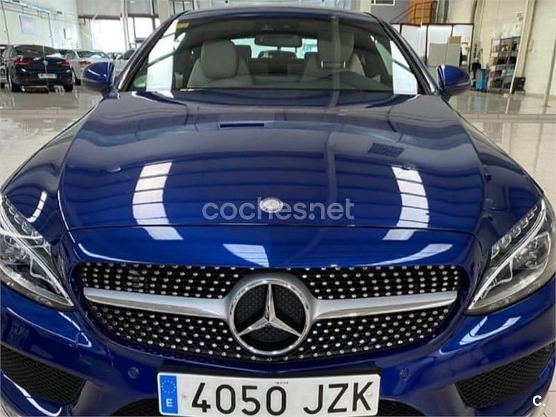 Azul Usado 2017 Mercedes C250 AMG line Coupe | 25.450 € (Super precio) - Imagen 1/4