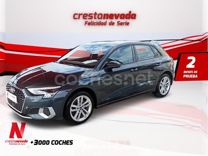 Gris / plata Usado 2021 Audi A3 Ambiente Berlina | 20.990 € (Super precio) - Imagen 1/4