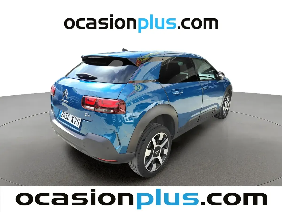 Usado Citroën C4 Cactus Shine 120 CV (88 kW) 2019 Azul Utilitario