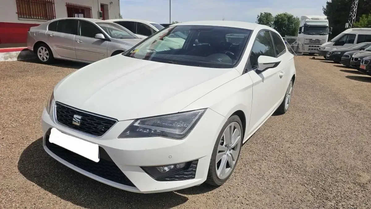 Usado Seat Leon SC FR 184 CV (135 kW) 2014 Blanco Utilitario