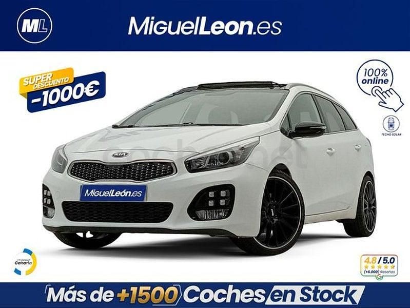 Usado Kia Ceed Sportswagon GT-Line 136 CV (100 kW) 2017 Blanco Familiar