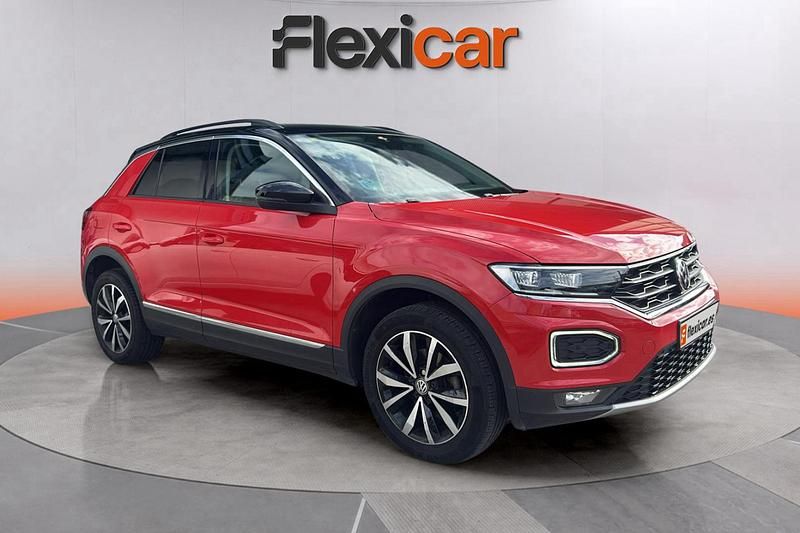 Rojo Usado 2020 VW T-Roc Advance SUV | 15.990 € (Precio justo) - Imagen 1/4