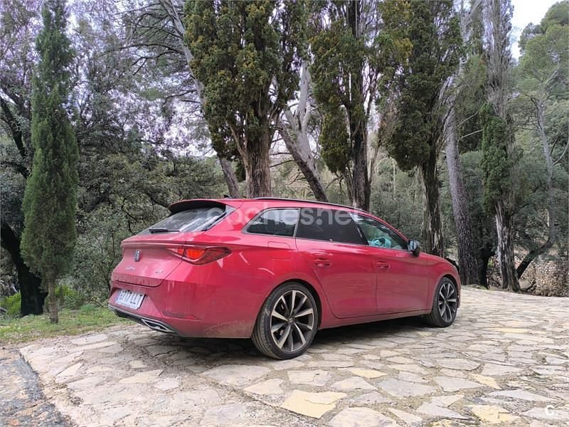 Brugt Seat Leon FR 150 HK (110 kW) 2021 Rød Stationcar