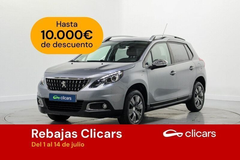 Gris / plata Usado 2018 Peugeot 2008 Style SUV | 11.690 € (Precio justo) - Imagen 1/4