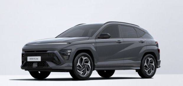 Usado Hyundai Kona N Line 100 CV (73 kW) 2024 Gris SUV