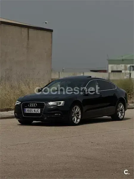 Usado Audi A5 Sportback S-Line 177 CV (130 kW) 2013 Negro Utilitario