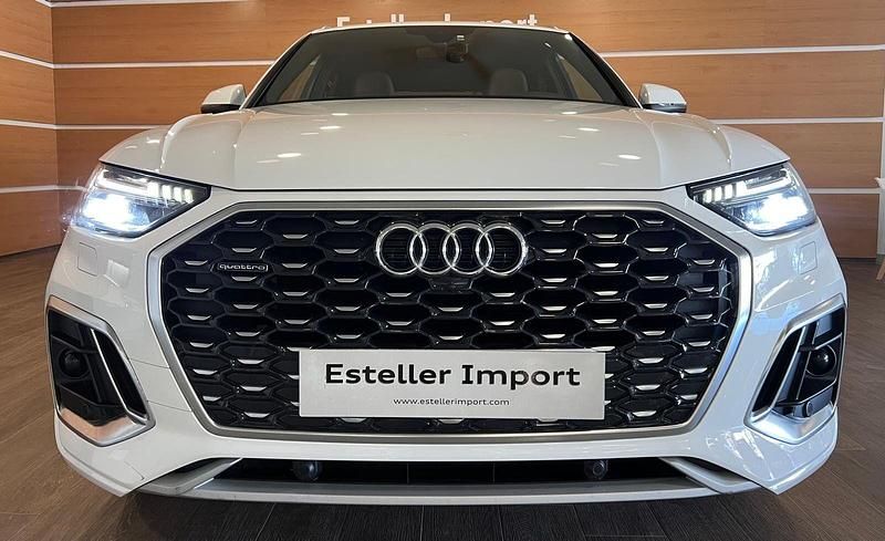 Usado Audi Q5 S-Line 204 CV (150 kW) 2021 Blanco SUV